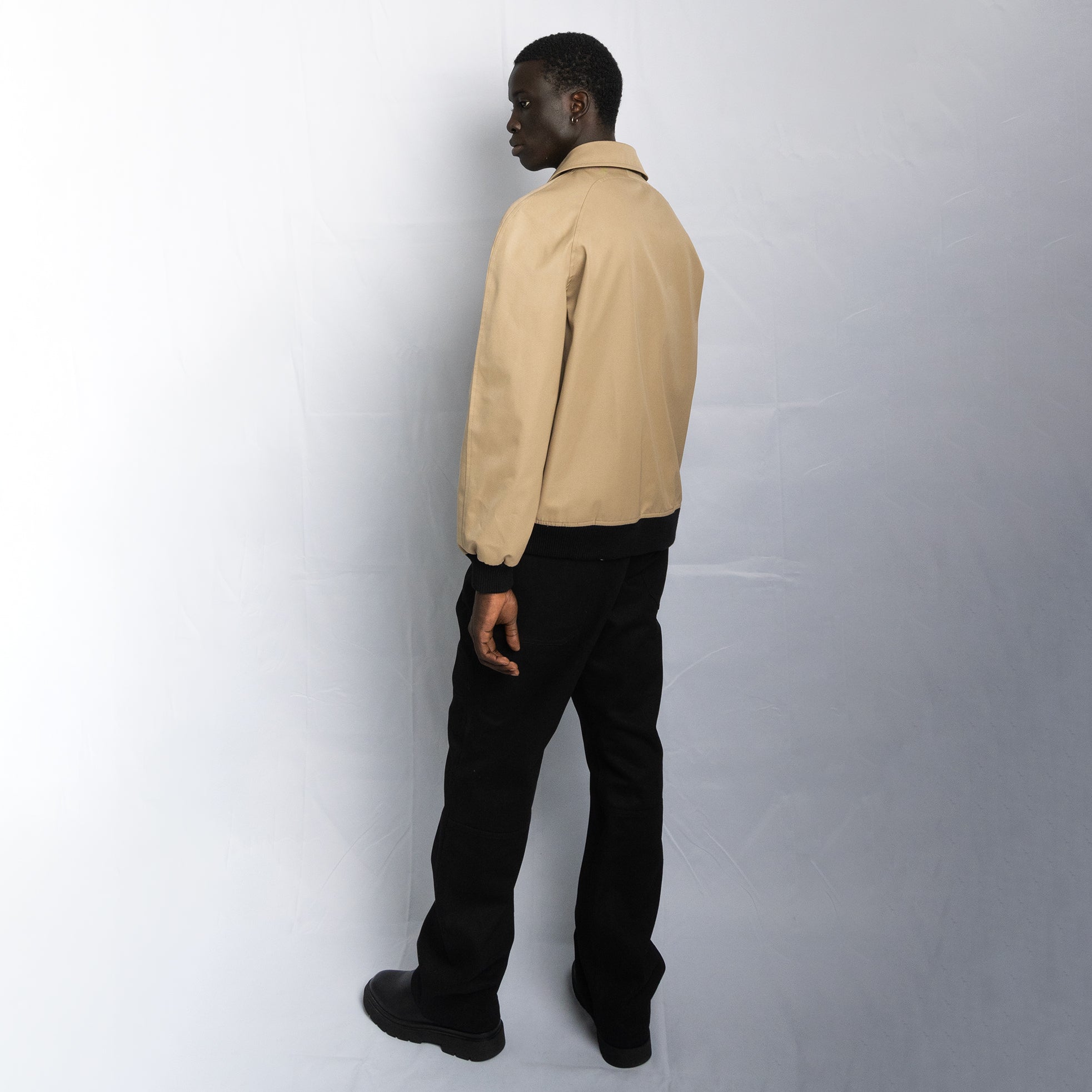 Blouson sergé enduit