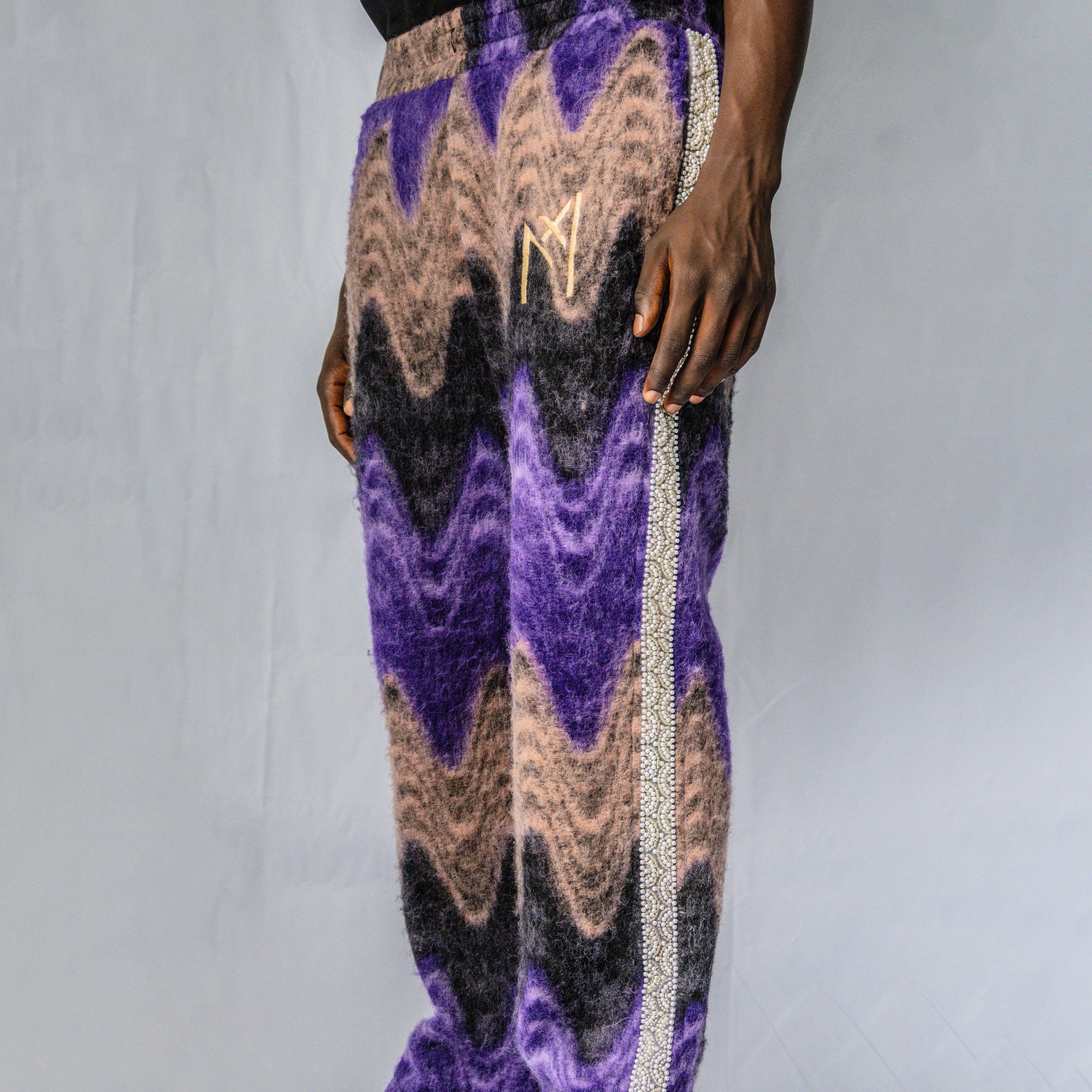 Jogging perlé ondulé