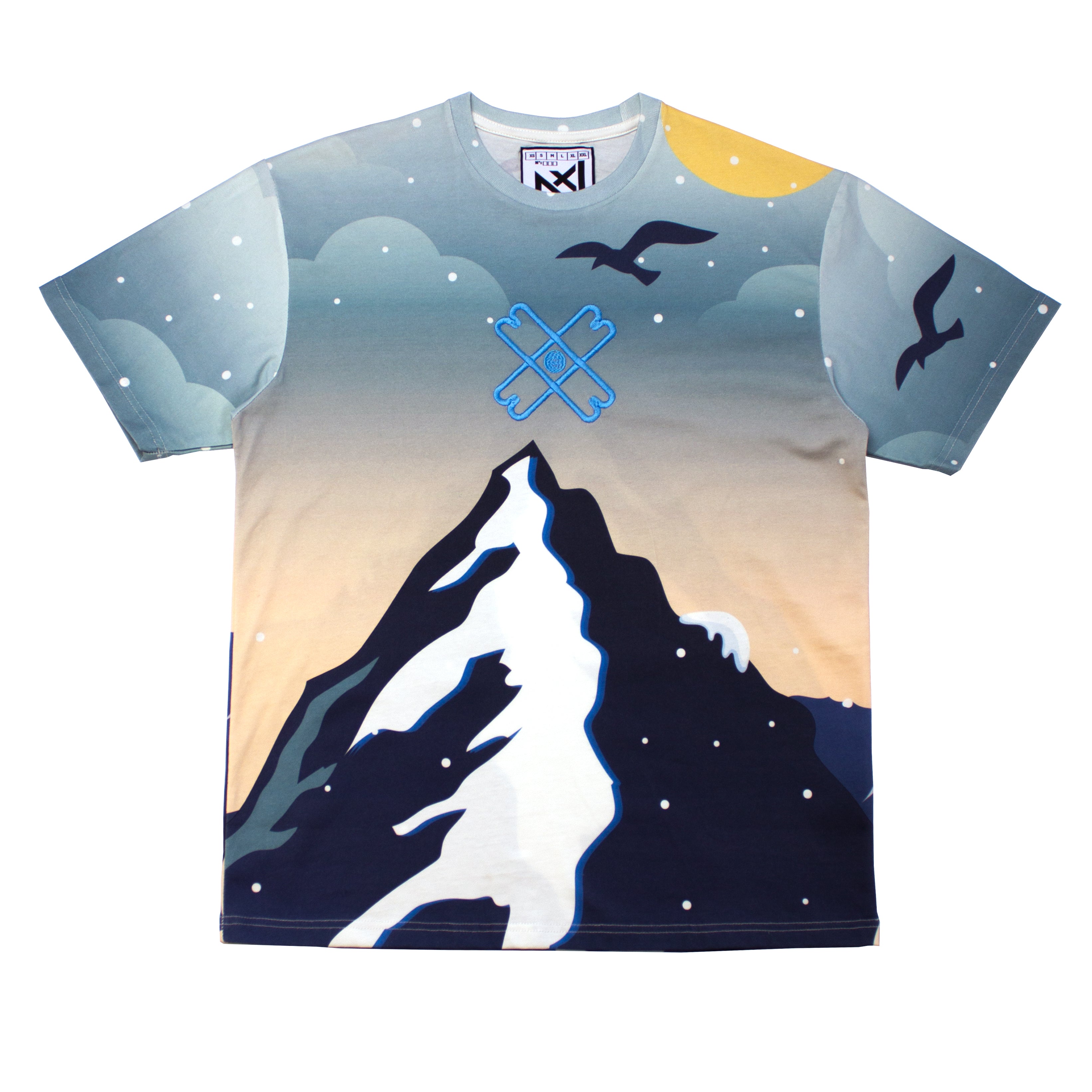 T-shirt horizon couleur