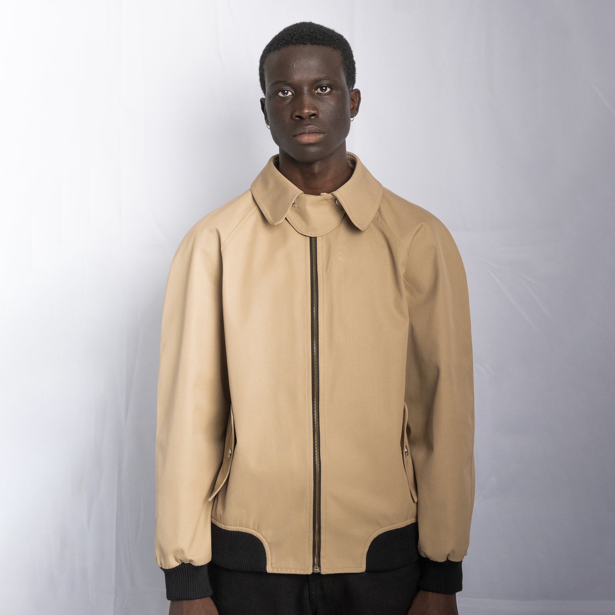 Blouson sergé enduit