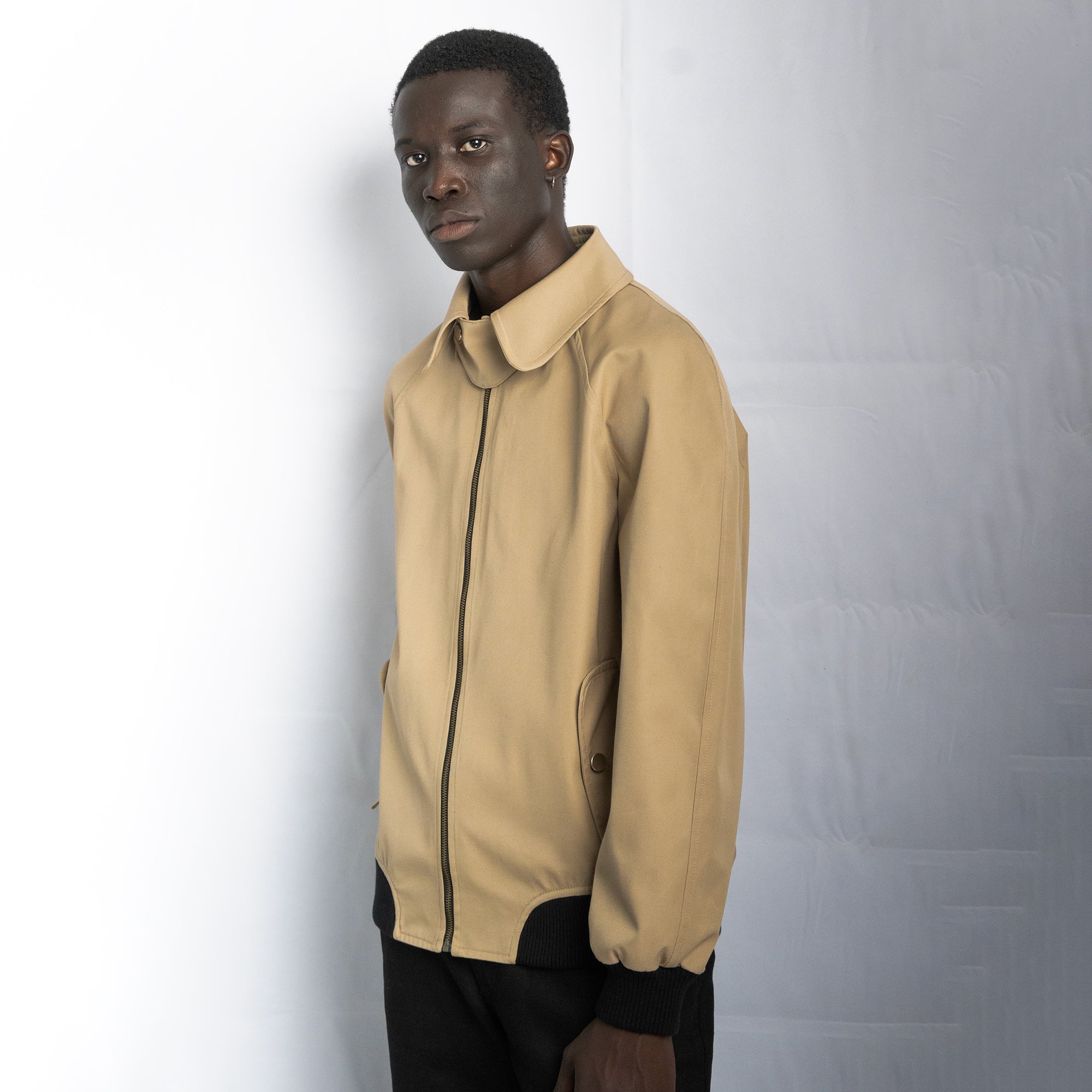 Blouson sergé enduit