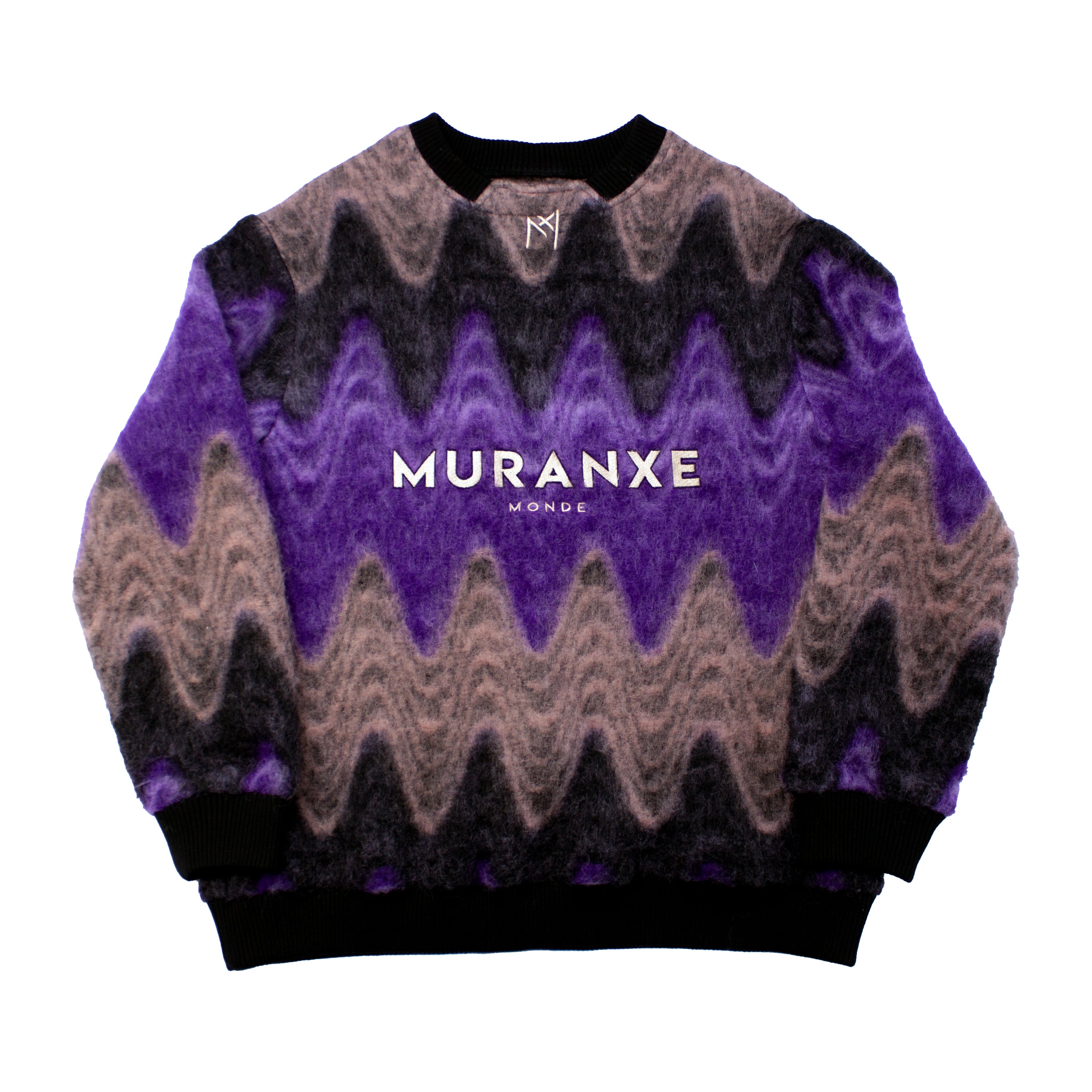 PULL-OVER ONDULÉ COL ROND